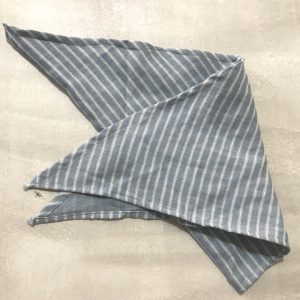 LENÇO-Listrado Azul e Branco-Único (a partir de 6 meses)