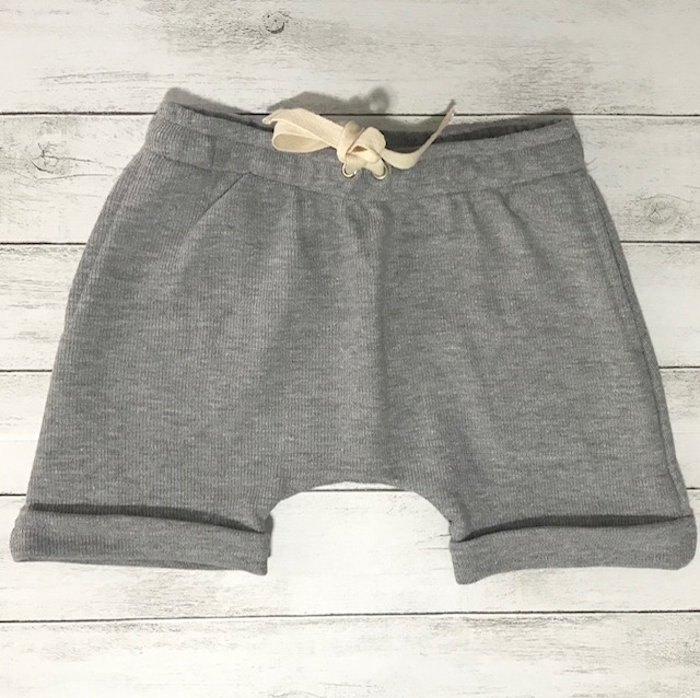 BERMUDA UNISSEX-Cinza-3 (de 2 a 3 anos)