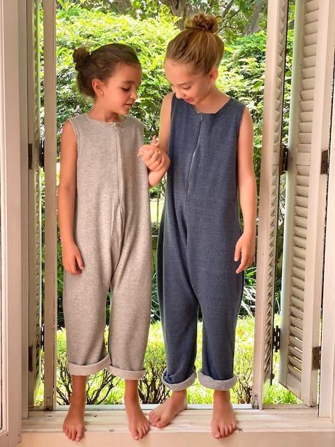 MACACÃO UNISSEX SARUEL MOLETOM-Cinza Mescla-2 (de 1 a 2 anos) - Imagem 2