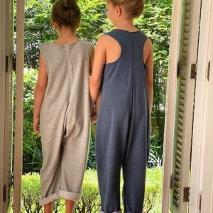 MACACÃO UNISSEX SARUEL MOLETOM-Cinza Mescla-1 (de 6 meses a 1 ano)